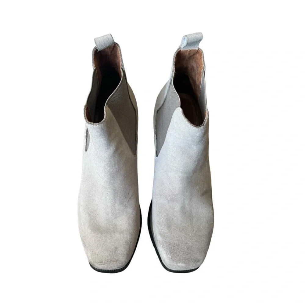 Jeffrey Campbell - Grey Suede Platform Boots Sz 7